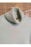 Pure cashmere turtle neck sweater