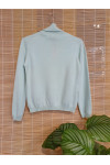 Pure cashmere turtle neck sweater