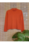 Pure cashmere high neck sweater