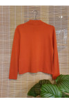 Pure cashmere high neck sweater