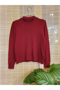 Pure cashmere embroidery sweater
