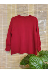 Pure cashmere embroidery sweater