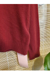 Pure cashmere embroidery sweater